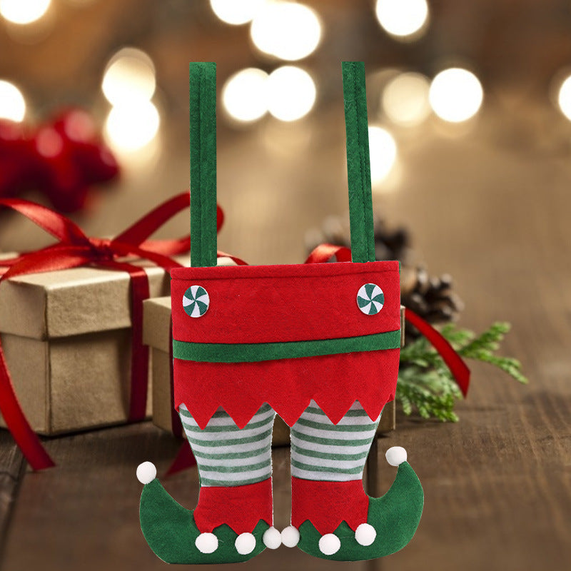 Christmas gifts, Christmas decorations, elf bags, candy bags, Christmas gift bags