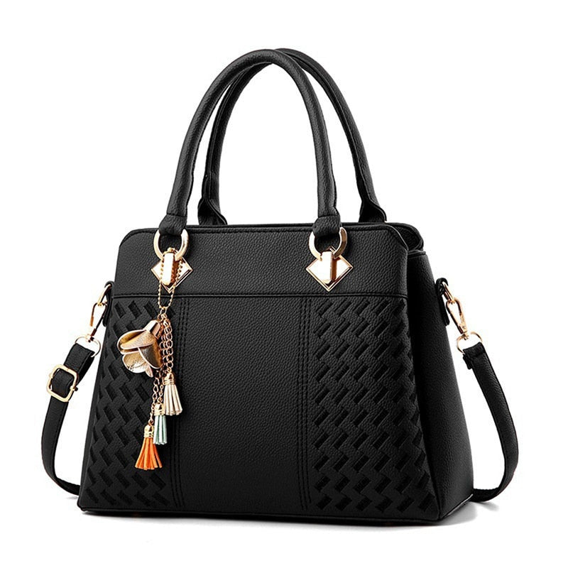LKEEP Famous Designer Brand Bags Women Leather Handbags Luxury Ladies Hand Bags Purse Fashion Shoulder Bags