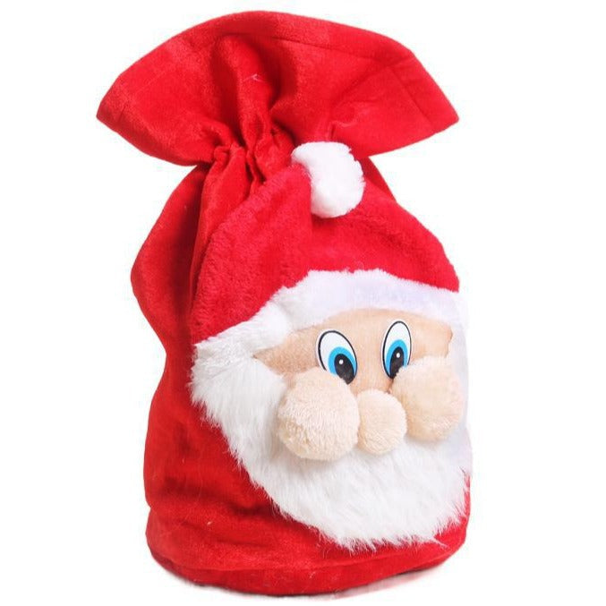 Christmas decoration supplies, elderly backpacks, gift bags, high-end gold velvet gift bags, large candy bags