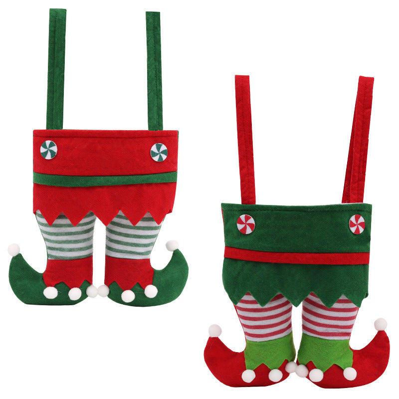 Christmas gifts, Christmas decorations, elf bags, candy bags, Christmas gift bags