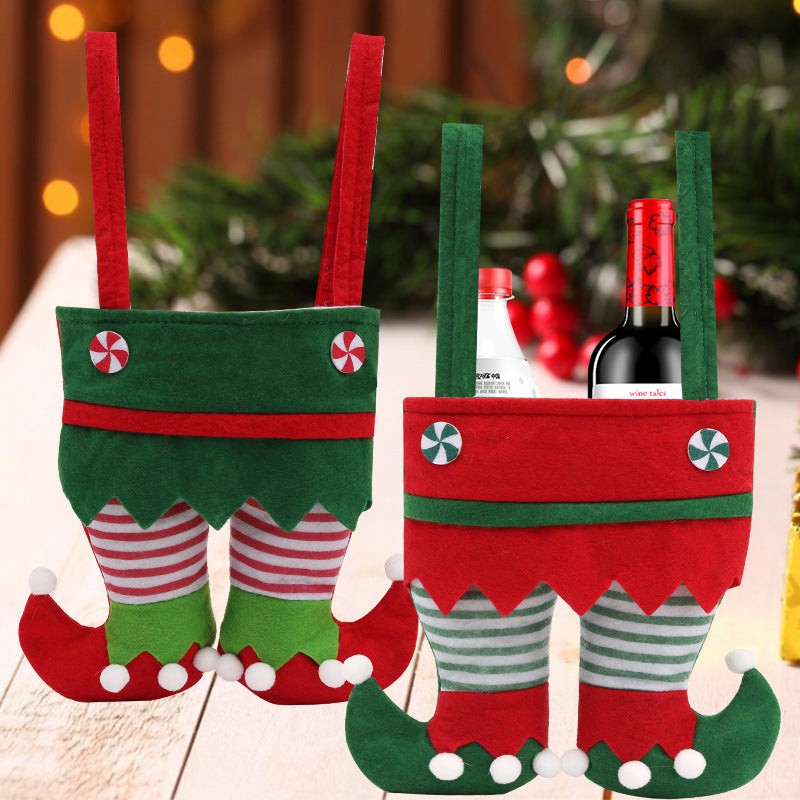 Christmas gifts, Christmas decorations, elf bags, candy bags, Christmas gift bags