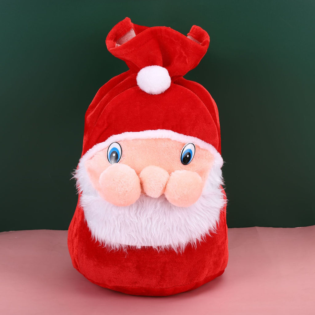 Christmas decoration supplies, elderly backpacks, gift bags, high-end gold velvet gift bags, large candy bags