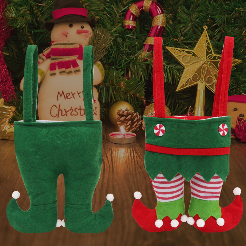 Christmas gifts, Christmas decorations, elf bags, candy bags, Christmas gift bags